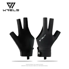 당구 가방 WRELS 풀 장갑 미끄럼 방지 통기성 여성용 부드러운 경량 당구대 액세서리 남성용 청소년 기차, 엘, One right hand black