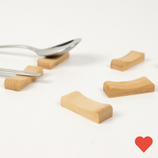 주방 식기 대나무 젓가락 단면 수저받침대