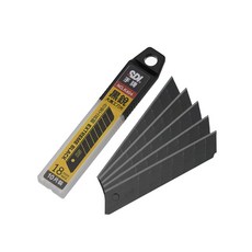 SDI手牌 K404C 黑銳大美工刀片 18mm SK2+Cr 10片裝, 1盒