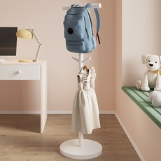 루멘 가방걸이 옷걸이 대리석 받침대 스탠드 행거, 화이트