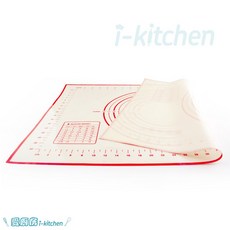 愛廚房 防滑麵糰墊/揉麵墊 耐高溫不沾揉麵墊, 1個, 40*60公分(大)-1入