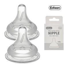 에디슨 리틀러브 젖꼭지 2P 사이즈 택1, M, 1개