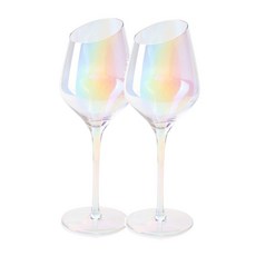 꿈의집 홀로그램 오로라 판타지 와인잔, 2P, 450ml