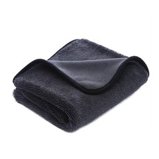 오토크루 극세사 자동차 드라잉 타월 대형, 블랙, 1개