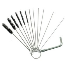 기화기 청소 브러쉬 바늘 세트 화구 예초기 캬브레타, 13종, 1개