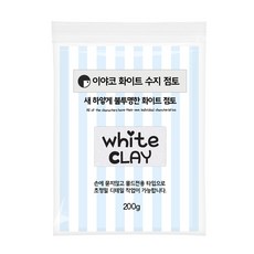 TNB 이야코 화이트 수지 점토 200g CRM-EY, 단품