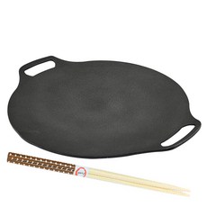 키친아트 통주물 캠핑 그리들팬 + 33cm대나무젓가락, 28cm그리들팬 + 33cm대나무젓가락, 1개