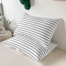 소하임 사계절 베이직 통세탁 베개, 모노화이트, 2개