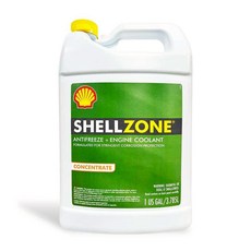 油工廠 SHELL ZONE ANTIFREEZE/ENGINE COOLANT 100% 水箱精 防凍液+引擎冷卻液 專為嚴格防鏽蝕配製 3.785L, 1個, 不限燃料類型
