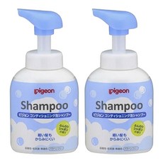 Pigeon 컨디셔닝 폼 샴푸 비누향, 2개, 350ml