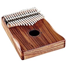 솔리드 우드 17키 칼림바 - C 메이저 탑 사운드홀 가방 포함 튜닝 해머 폴리쉬 천 케이스160538