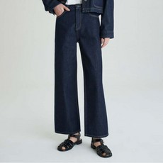 JAJU/자주 여 스트레이트 데님 팬츠 4종택1