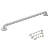 【海夫健康生活館】裕華 ABS抗菌 一字型/C型 扶手(長度60cm、70cm、80cm), 1個