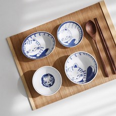 귀여운 고양이 얼굴 밥공기 국그릇 대접, 미케, 1개