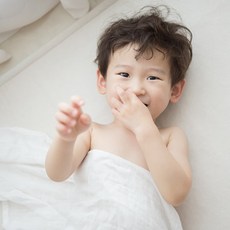 불로홈 밤부 대나무 2중 거즈 신생아 아기 블랭킷 낮잠 여름 이불, 대나무_1.백아이보리