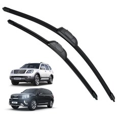 벤비아믹스 기아 모하비 플랫 와이퍼세트 실리콘 와이퍼 전면세트 앞유리용 더뉴 마스터00812