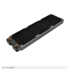 小白的生活工場Thermaltake Pacific SR360銅冷排厚度28mm(CL-W413-CU00BL-A), 黑色, 1個