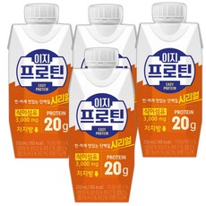 롯데웰푸드 이지프로틴 시리얼 드링크, 250ml, 4개