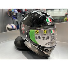 Riderment AGV K5S 亮黑 全罩式安全帽 亞洲版頭型 複合纖維 內墨鏡 實體店面零碼出清, XL