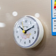 욕실시계 화장실시계 방수 주방 무소음 냉장고 흡착 캐릭터, I. 양 7.2cm