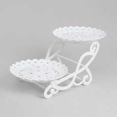 원형 하트 디저트트레이 2단 2단디저트트레이 빵트레이