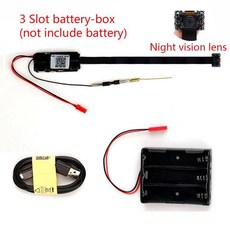 HD 1080P IP 비디오 카드 TF 와이파이 지지대 오디오 미니 P2P 감지 네트워크 캠코더 카메라, [04] 3 Slot battery box, [04] With 32GB TF Card