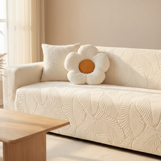 기완데코 사계절 인테리어 긁힘방지 소파커버, 베이지, 1개