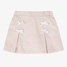 리본 포인트 맞주름 스커트 CKWH2513G0