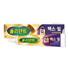 폴리덴트 맥스 씰 / 의치부착재 틀니접착제 접착크림, 1개, 1세트