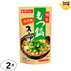 다이쇼 하카타 모츠나베 미소맛 사은품 추가증정, 2개, 750g