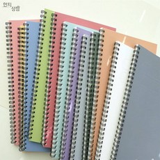 한지상점 더메모 스프링노트 불경필사노트, 11mm 블루