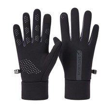 SPORTLOVE觸屏防滑手套，冬季騎行必備，多色可選, 黑