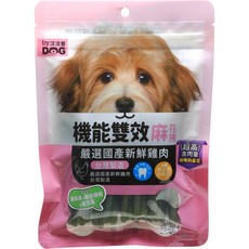 汪洽普機能雙效麻花捲 犬用潔牙棒 雞肉, 1個, 葉綠素+葡萄糖胺+益生菌-淨重200g