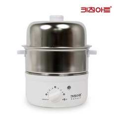 키친아트 스텐304 2단 계란찜기 WE-430MX 멀티 에그쿠커 분리형 전기 호빵 미니 찜기