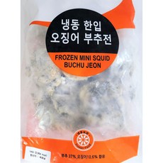 FROZEN FOOD 냉동 한입 오징어 부추전, 1개, 1kg