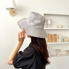 Hayden女款登山帽 草原帽露營帽, 灰色