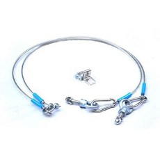 뒷문 탑 화물 안전고리 케이블 배송 움직임방지 안정적인 택배 40126pc 1(PC), 케이블_고리세트