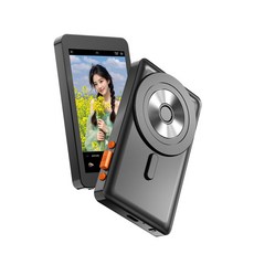 RK-X40E Ultra 無線顯示屏自拍器 自拍拍照按鍵款, 40E - 自拍拍照按鍵款 - 黑色, 1個, 如圖