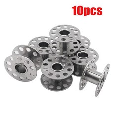 재봉틀 코일 롤러 금속 보빈 실크 감기용 스풀 재봉 부품, 1개, 1. 10pcs