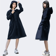 넥스오라 여성 골프비옷 프리미엄 골프 레인코트 우의 우비 바람막이, 1개, 네이비