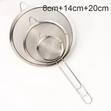 밀가루 세트손잡이 베이킹 케이크 파우더 주방 요리용 스트레이너, 1개