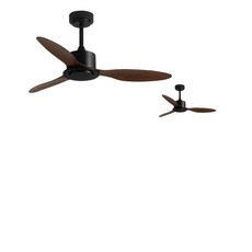 우드 실링팬 선풍기 거실 모던 천장 안방 공기순환 천장형 카페 인테리어 저소음 회전 조명, 10. 5날 올 화이트 46인치+벽제어