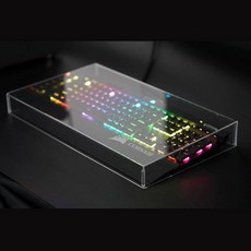 키보드덮개 투명아크릴 먼지제거 투명 마우스덮개 텐키리스, 1개, 해적선 K68 K70 K95 B