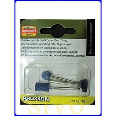 PROXXON MICROMOT 迷你魔 NO.28780 金鋼砂雕磨頭組, 1個