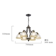 好時光 舞光 吊燈系列 經典漸層玻璃吊燈 3燈6燈8燈 挑高樓層主燈 歐風燈具 宮廷風格燈飾 大廳裝飾燈 古歐洲風格, GA10-0713