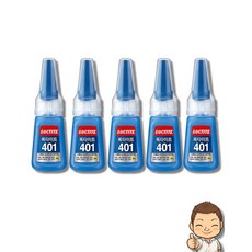 록타이트 다용도 초강력 순간접착제 401, 5개