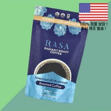 라사 어댑토겐 버섯 부스트 커피 인스턴트 로스팅 5온스 144g Rasa Adaptogen Mushroom Boosted Coffee Instant Radiant Roasted