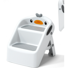 [깜찍한 디딤대] 룸812 유아 어린이용 3세이상, 화이트그레이, 1개