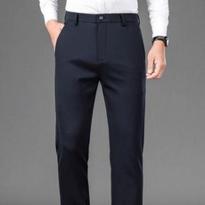 남성 프리미엄 슬랙스 고퀄리티 스트레치 정장바지 탄력 있는 남자 구김없는 바지