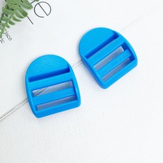 헤세드 [11색]내경 25mm 플라스틱 컬러 레더락 가방부자재 (4개), 블루